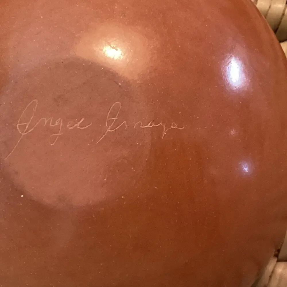 Angel Amaya | Traditional Designs | Mata Ortiz Pottery Seed Pot